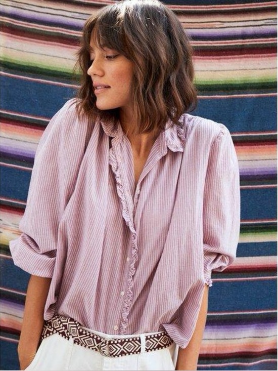 XiRENA Tops - Xirena Hale Shirt in Beach Bum